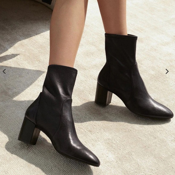 Stuart Weitzman Yuliana Slip-On Ankle Boots - Picture 1 of 8